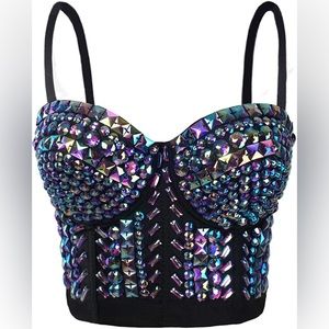 Bejeweled bustier